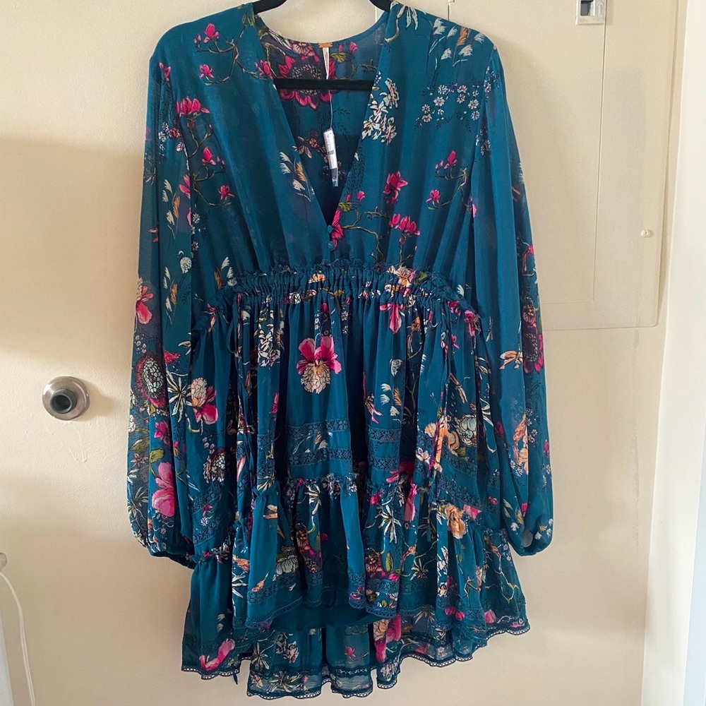 Free People Cherry Blossom Mini Dress